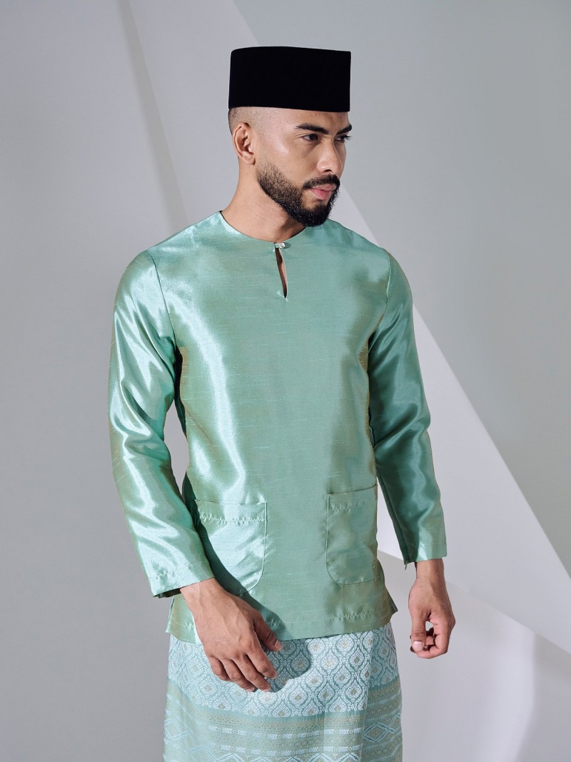 KAUFMAN BAJU MELAYU - MISTY GREEN