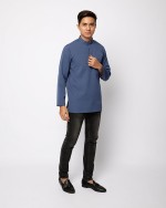 HELMICO KURTA BUTTON - INFINITY BLUE