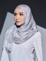 VIORA SHIMMER SHAWL -  LIGHT GRAY