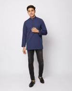 AUFMAN KURTA ZIP - DEEP NAVY