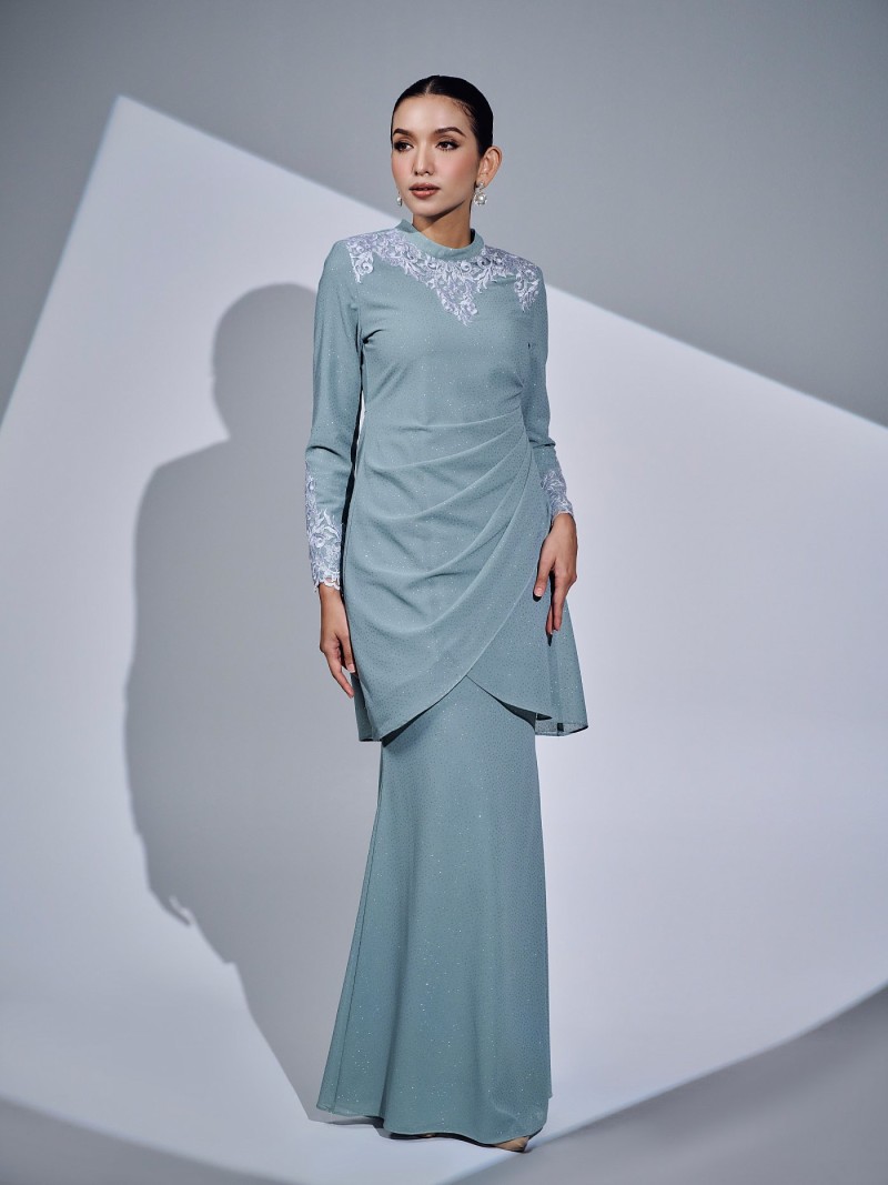 ESREETA KURUNG 2.0 - AQUA MINT