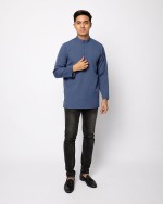 HELMICO KURTA BUTTON - INFINITY BLUE