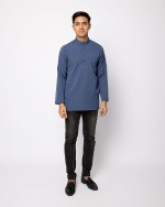 HELMICO KURTA BUTTON - INFINITY BLUE
