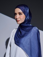 VIORA SHIMMER SHAWL - NAVY