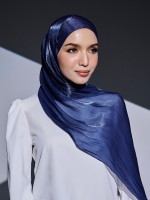 VIORA SHIMMER SHAWL - NAVY