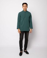HELMICO KURTA BUTTON - ANTIQUE GREEN