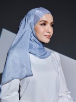 VIORA SHIMMER SHAWL - PEARL BLUE