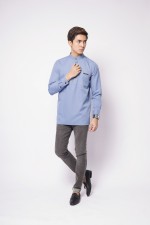 REMICO BUTTON - PARIS BLUE