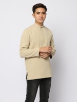 AUFMAN KURTA ZIP - PALE OLIVE