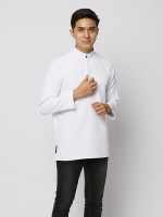 AUFMAN KURTA ZIP - WHITE