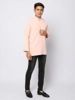 AUFMAN KURTA ZIP - PEACH