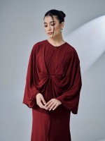 ESKA DRESS - MAROON