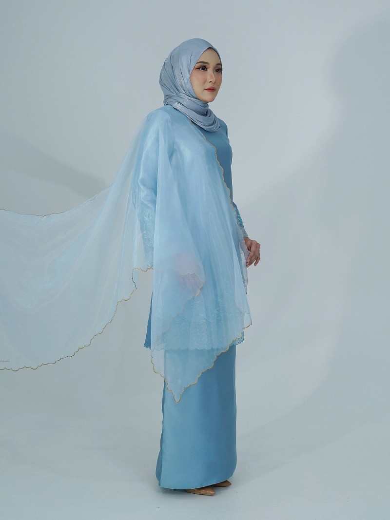 LOWELLE SELENDANG - DUSTY BLUE
