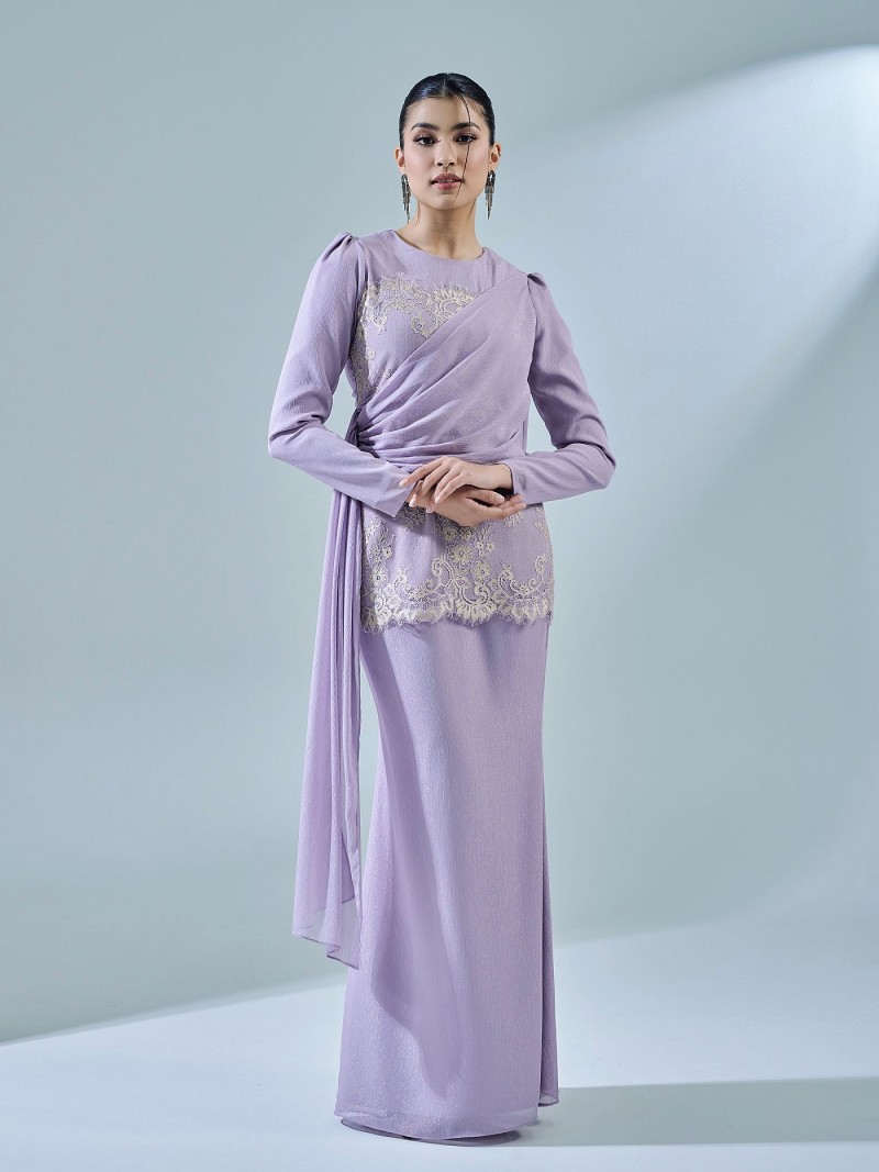 RESTIKA KURUNG - DUSTY LILAC