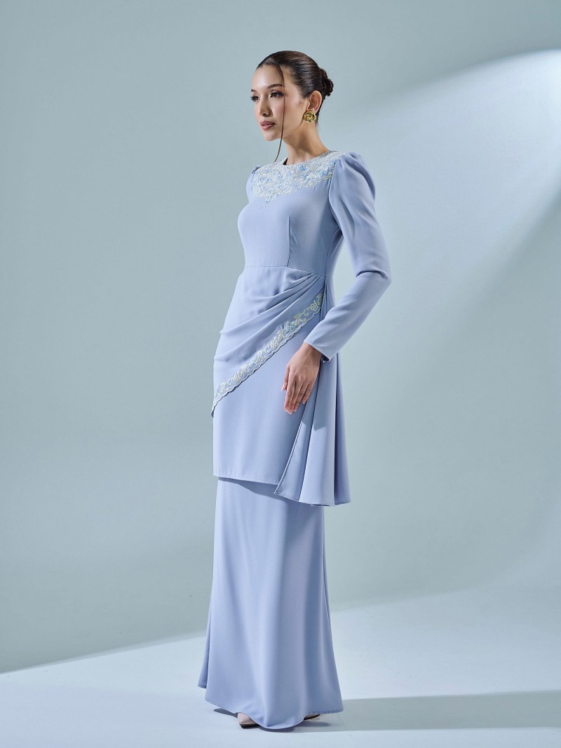 TIYANA KURUNG - ASH BLUE