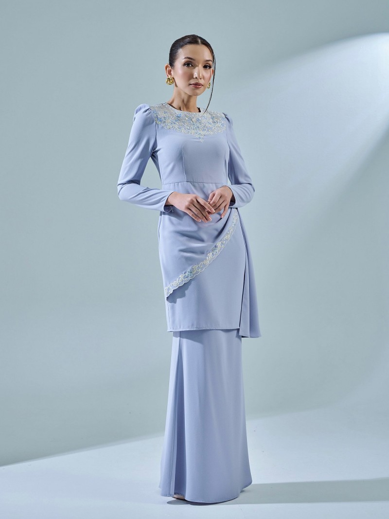 TIYANA KURUNG - ASH BLUE