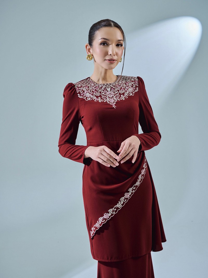 TIYANA KURUNG - MAROON