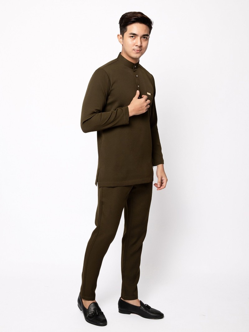 J.ARMANI BAJU MELAYU 1.0 - DARK OLIVE
