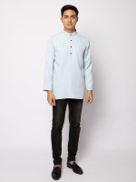 HELMICO KURTA BUTTON - BABY BLUE