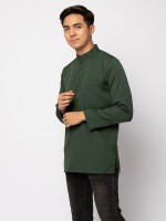 HELMICO KURTA BUTTON - EMERALD