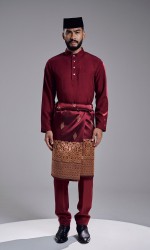 KHAREEF BAJU MELAYU - MAROON