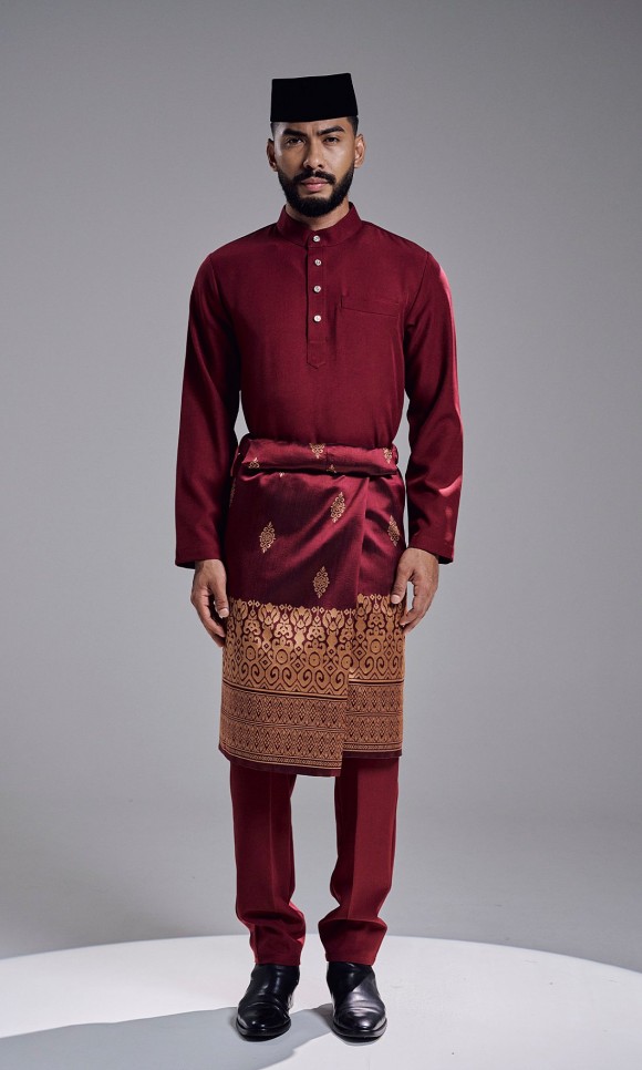 KHAREEF BAJU MELAYU - MAROON