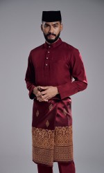 KHAREEF BAJU MELAYU - MAROON