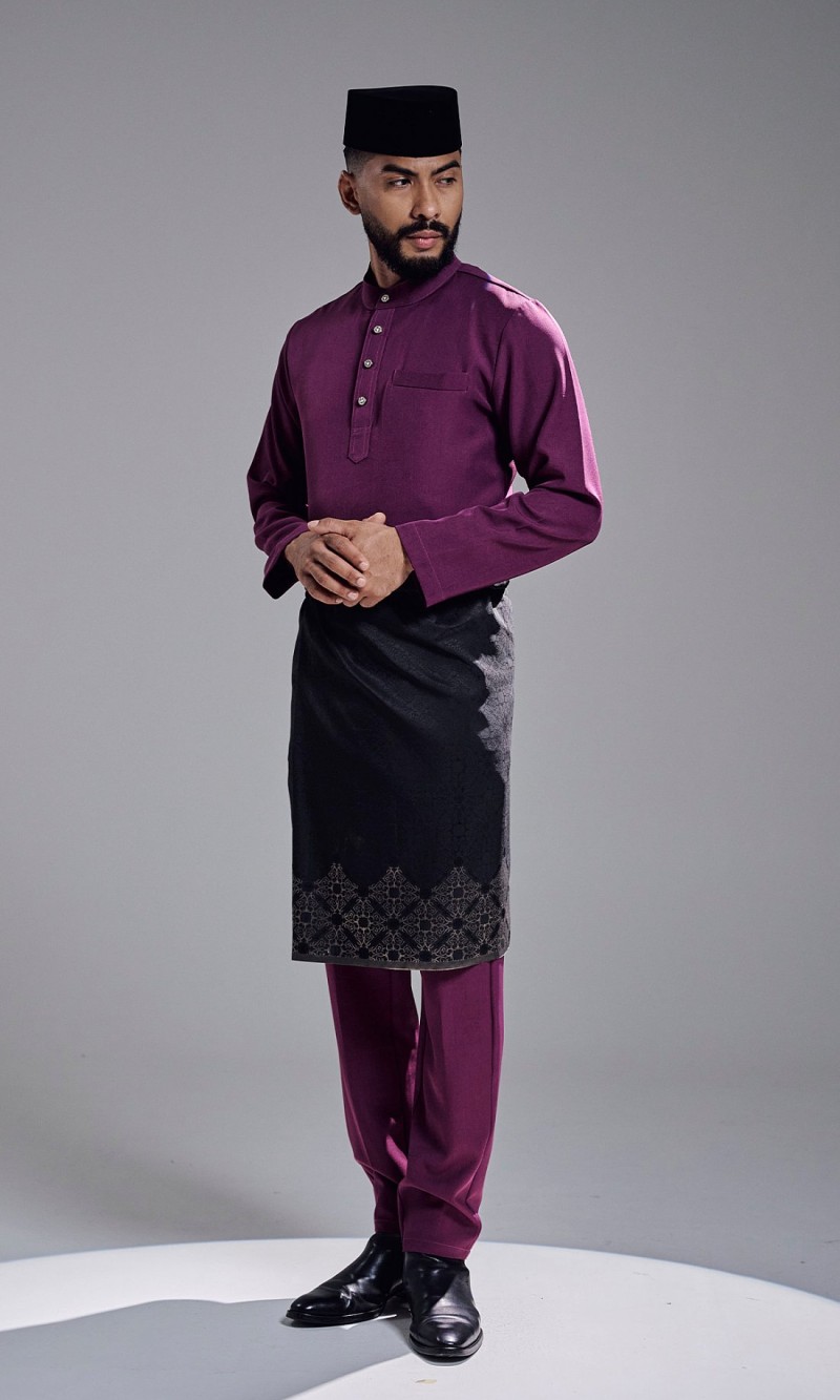 KHAREEF BAJU MELAYU - DARK PURPLE