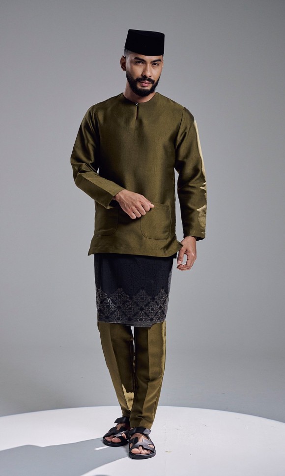 AZRAVI BAJU MELAYU - DARK OLIVE AZRAVI BAJU MELAYU - DARK OLIVE