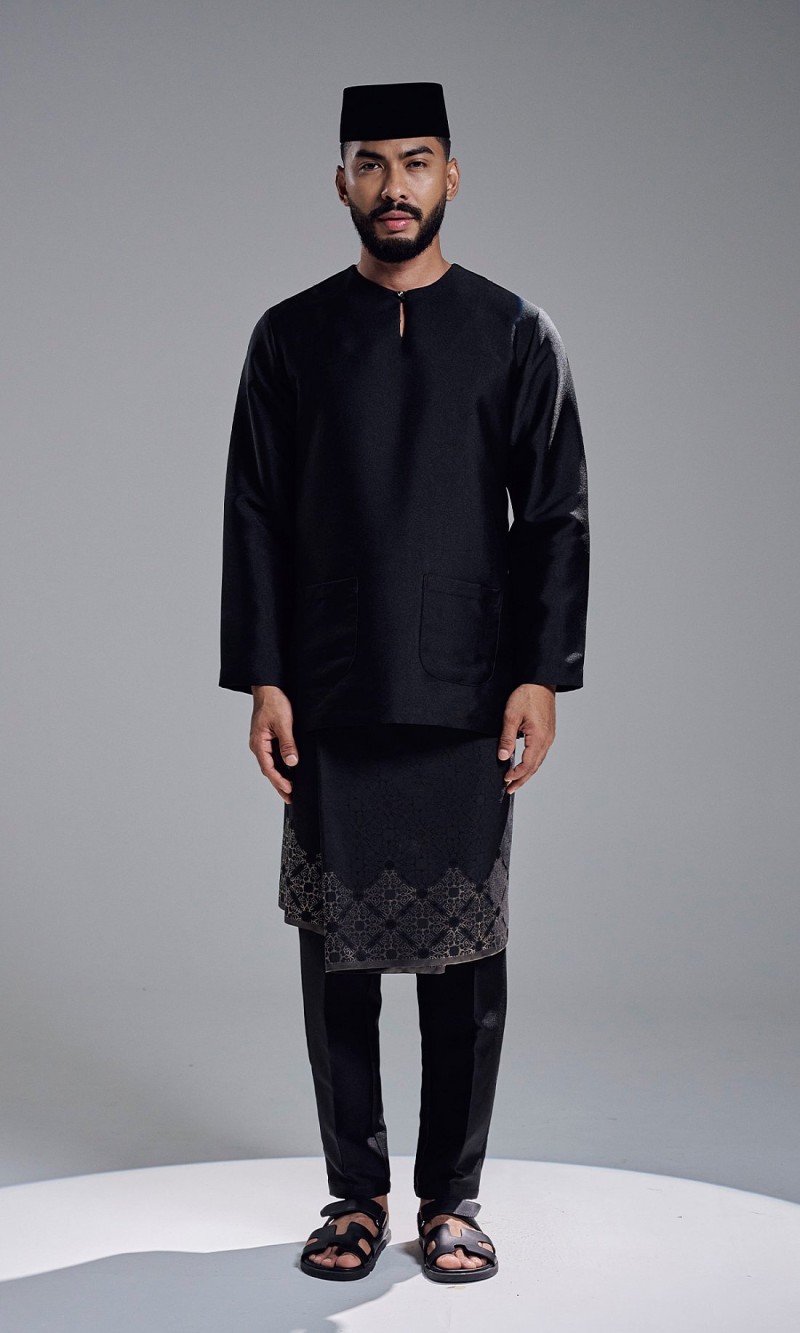 AZRAVI BAJU MELAYU - BLACK