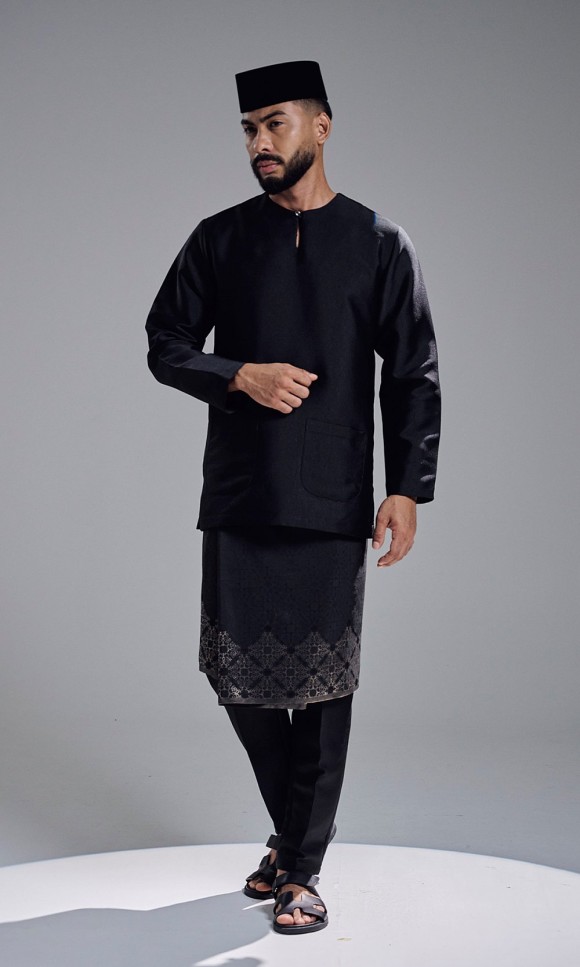 AZRAVI BAJU MELAYU - BLACK