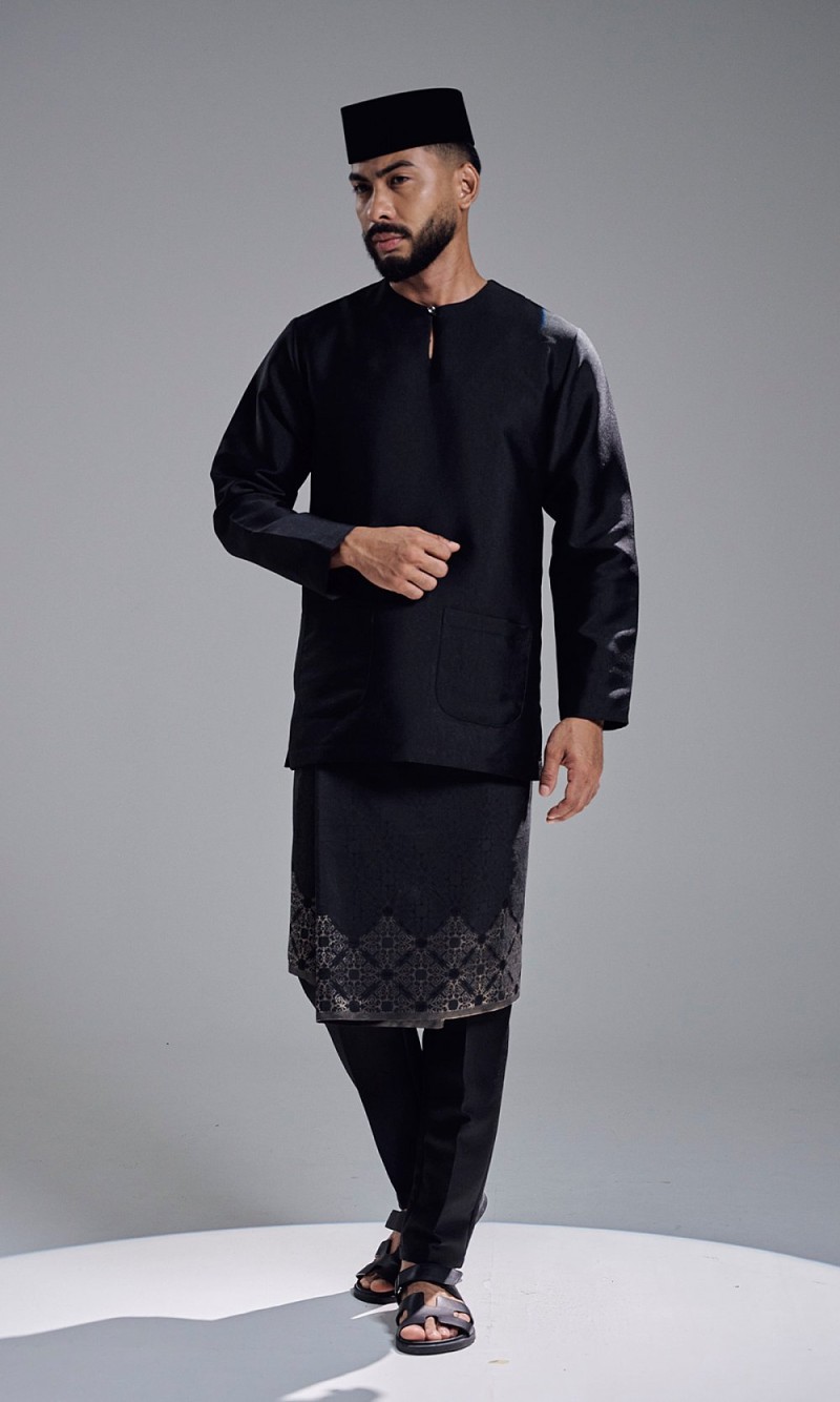 AZRAVI BAJU MELAYU - BLACK