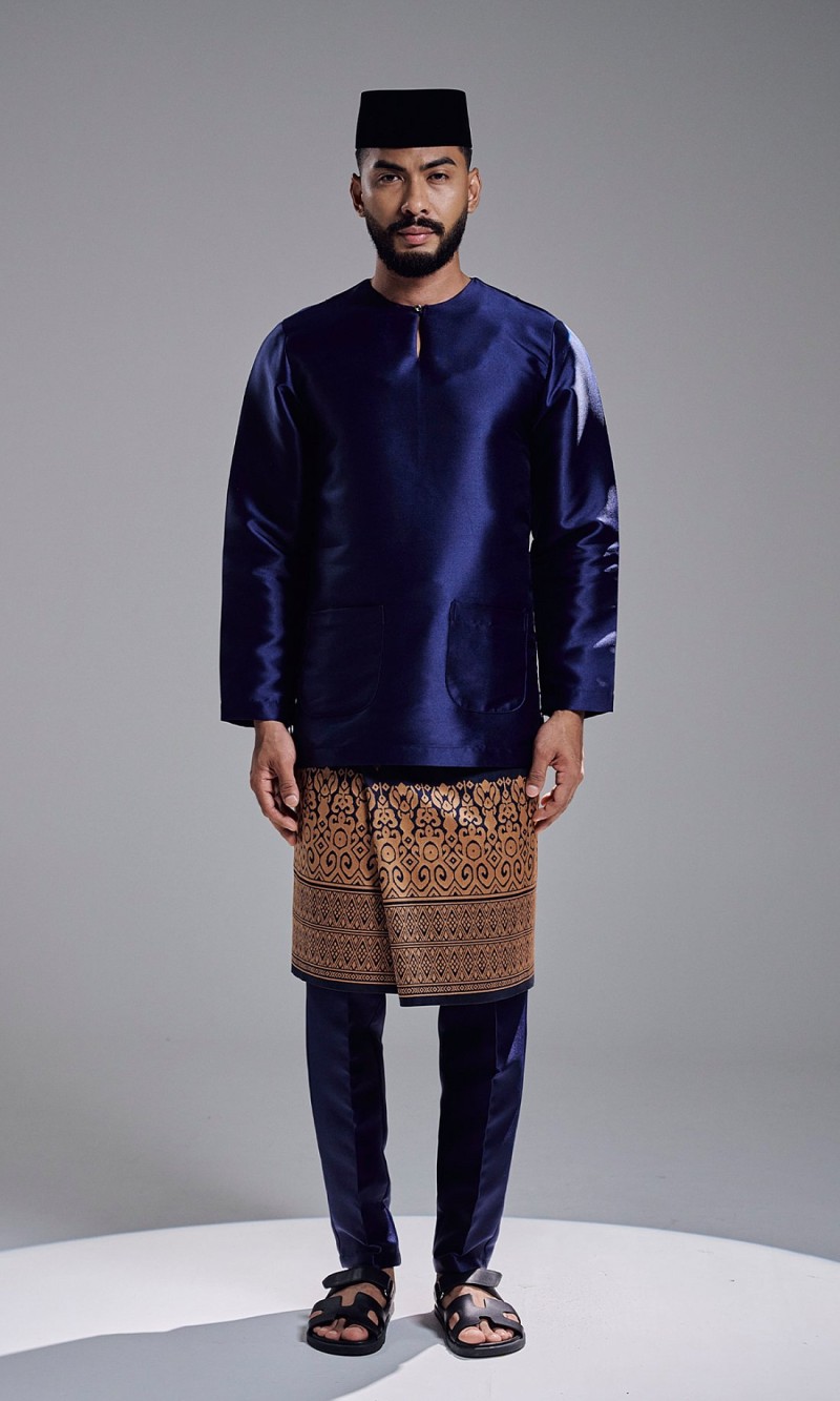 AZRAVI BAJU MELAYU - NAVY