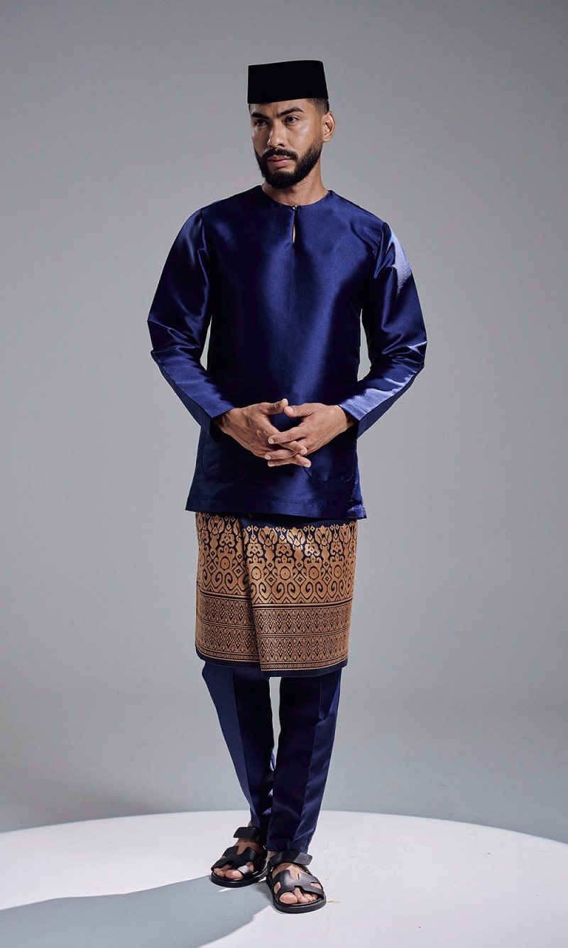 AZRAVI BAJU MELAYU - NAVY
