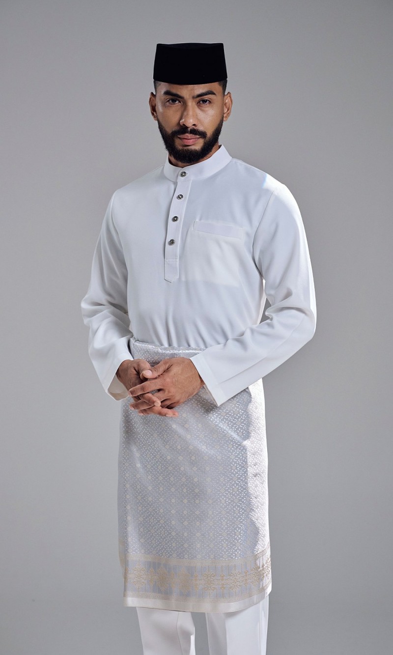KHAREEF BAJU MELAYU - OFF WHITE
