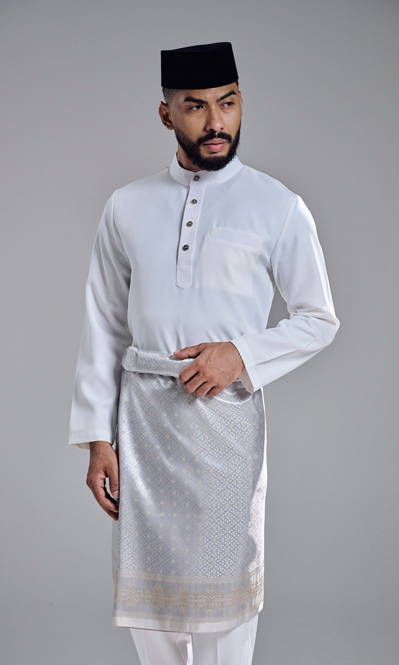KHAREEF BAJU MELAYU - OFF WHITE