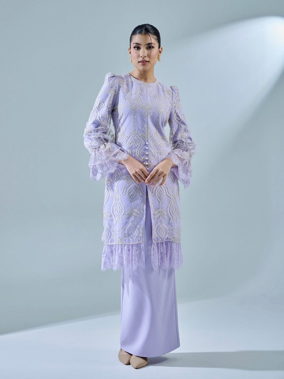 ESKARIA KURUNG - PASTEL LILAC