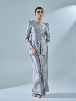 ESTINY KURUNG - METAL GREY