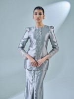 ESTINY KURUNG - METAL GREY