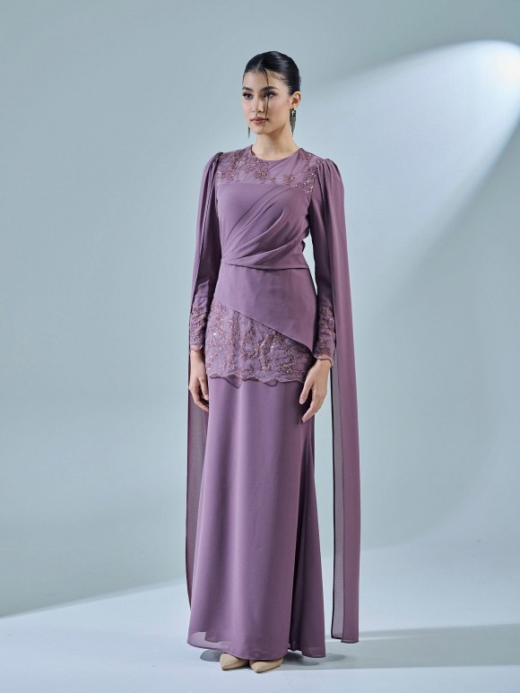 KESNIA DRESS - TWILIGHT MAUVE