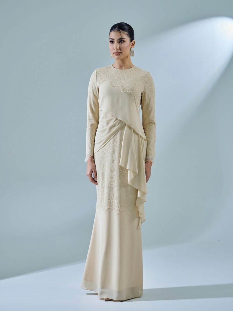 RAISA DRESS - SOFT YELLOW