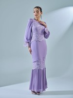 ARISSA DRESS - DUSTY PURPLE