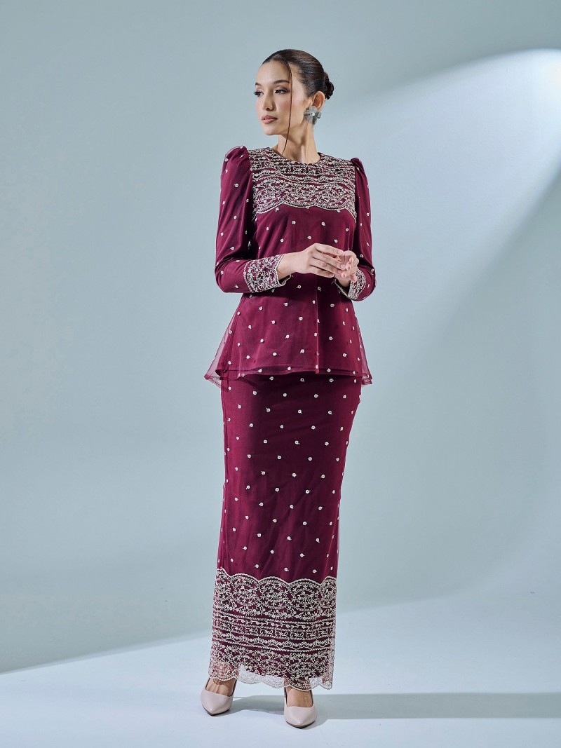 GIANA KURUNG - BURGUNDY