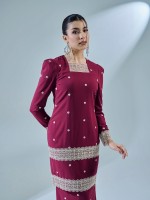 HELLYNA KURUNG - BURGUNDY