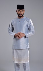 AZRAVI BAJU MELAYU - STEEL GREY