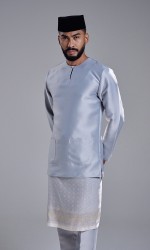 AZRAVI BAJU MELAYU - STEEL GREY