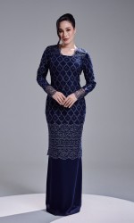 AVIANA DRESS - NAVY