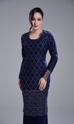 AVIANA DRESS - NAVY