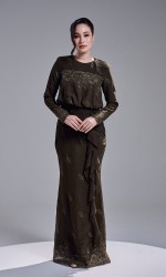 RESTA DRESS - DARK OLIVE