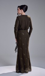 RESTA DRESS - DARK OLIVE